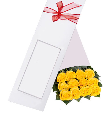 Caja de Rosas Amarillas (12)